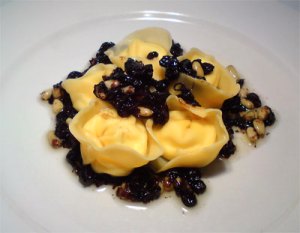 Ricotta Tortellini with Current and Pine Nut Sauce